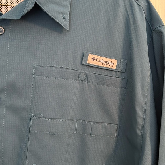 Men’s Columbia PFG XL button down - Never Worn! Truett McConnell University TMU - Picture 2 of 4